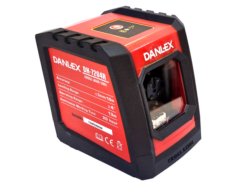 تراز لیزری دنلکس دو خط مدل DH-7204R نور قرمز
