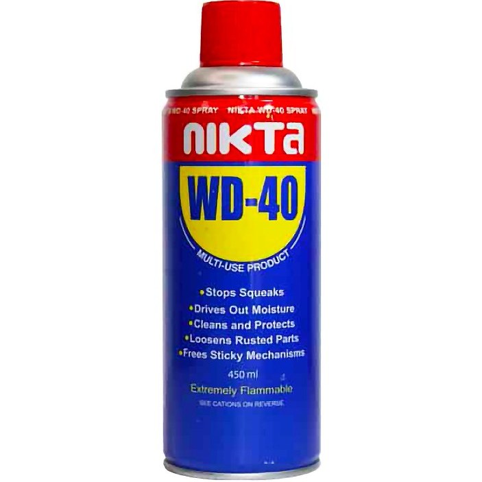 اسپری روان کننده نیکتا مدل wd-40 حجم 400 میلی لیتر