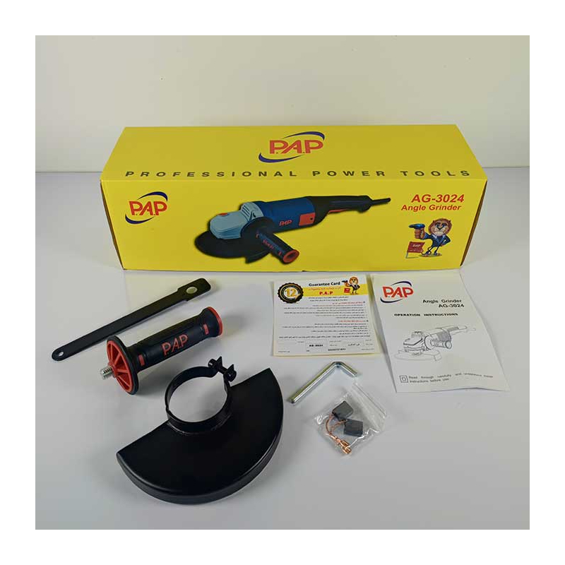سنگ فرز آهنگری 2400 وات پی ای پی PAP مدل AG-3024