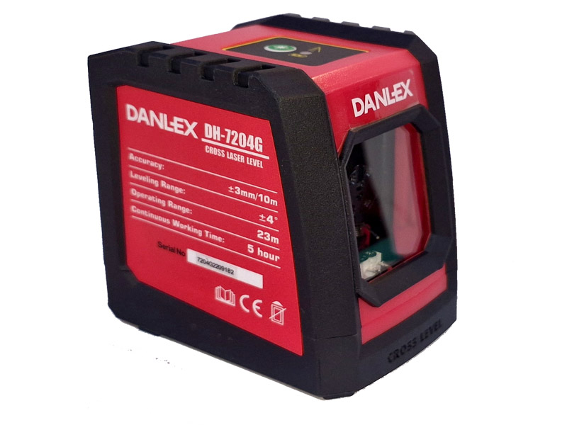 تراز لیزری دنلکس دو خط مدلDH-7204G  نور سبز