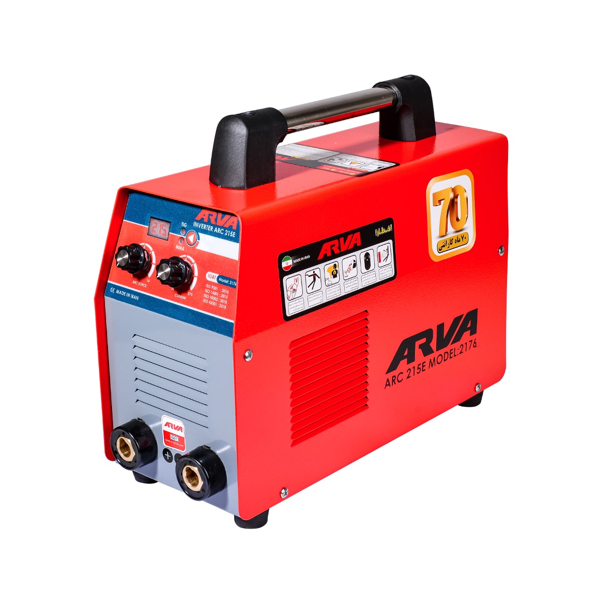 اینورتر جوشکاری آروا  ARC 215E مدل ۲۱۷۶ Arva(دو ولوم)