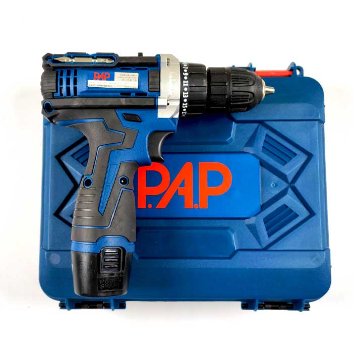 دریل شارژی 12 ولت P.A.P مدل  تک باطری CD-1201